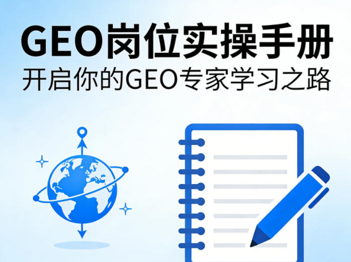 GEO岗位实操手册，开启你的GE0专家学习之路-老吴出海笔记