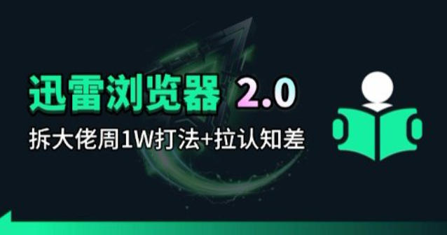 迅雷浏览器项目2.0_拆个大佬周1W的打法-老吴出海笔记