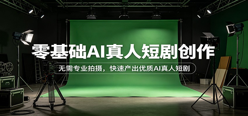 零基础AI真人短剧创作:无需专业拍摄,快速产出优质AI真人短剧-老吴出海笔记