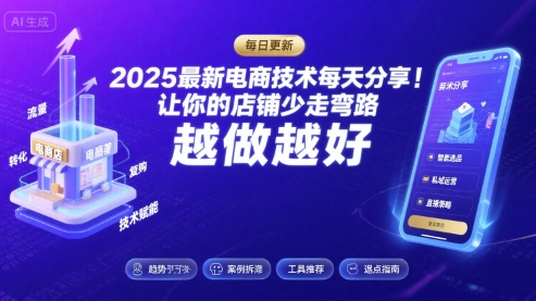 2026最新电商技术每天分享，让你的店铺少走弯路，越做越好(更新26年04月)-老吴出海笔记