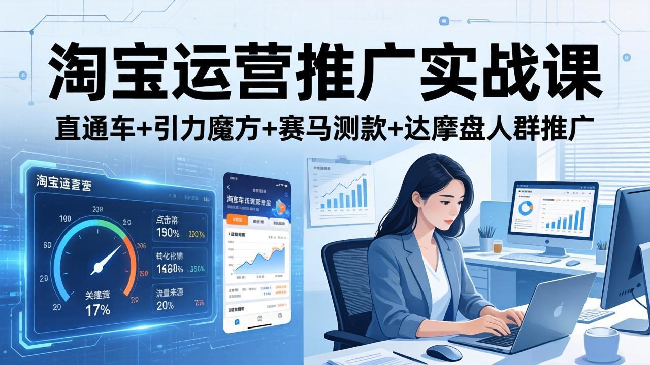 淘宝运营推广实战课(更新26年4月-老吴出海笔记