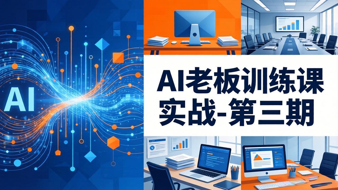 AI老板训练课实战-第三期：AI+内容应用落地教学，从0到1打通AI变现完整路径-老吴出海笔记