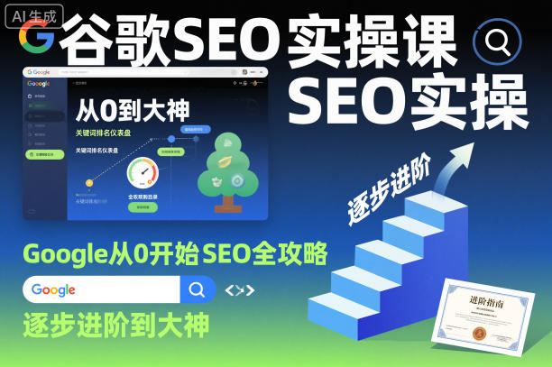 谷歌SEO实操课,Google从0开始SEO全攻略,逐步进阶到大神(更新26年)-老吴出海笔记