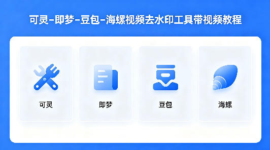 可灵–即梦–豆包–海螺视频去水印工具带视频教程-老吴出海笔记