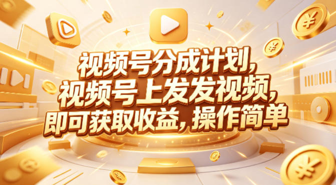 视频号分成计划，599元众筹的Red团队课程，视频号上发发视频，即可获取收益，操作简单-老吴出海笔记