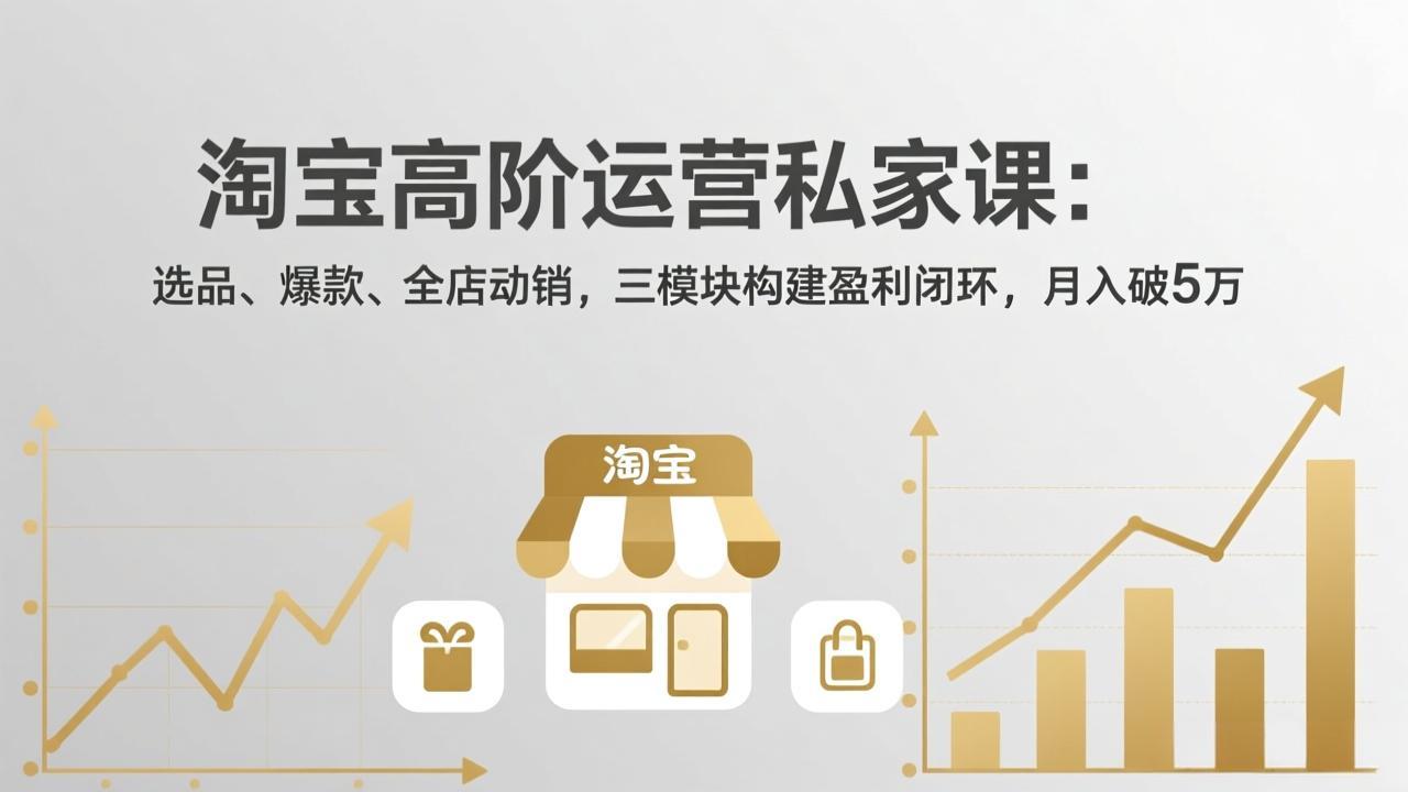 淘宝高阶运营私家课(更新26年4月18-老吴出海笔记