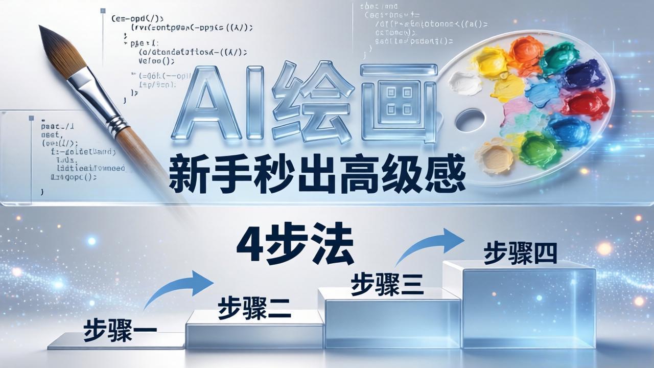 AI绘画入门别再硬磕了！即梦4步法：万能提示词公式+BRTR框架，新手秒出高级感-老吴出海笔记