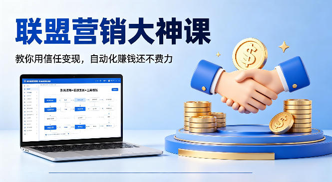 联盟营销大神课，教你用信任变现，自动化賺钱还不费力【原创双语字幕】-老吴出海笔记