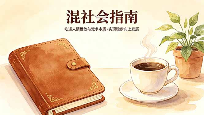 付费文章：混社会指南，吃透人情世故与竞争本质，实现稳步向上发展-老吴出海笔记