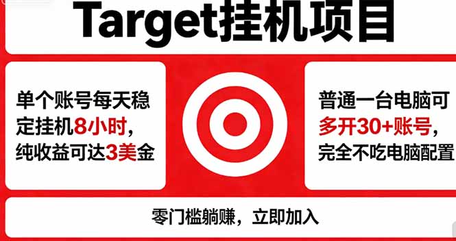 海外平台Target,正规运营商合作、技术兜底长期稳定、防风控、任务不断档、收益透明、灵活提...-老吴出海笔记