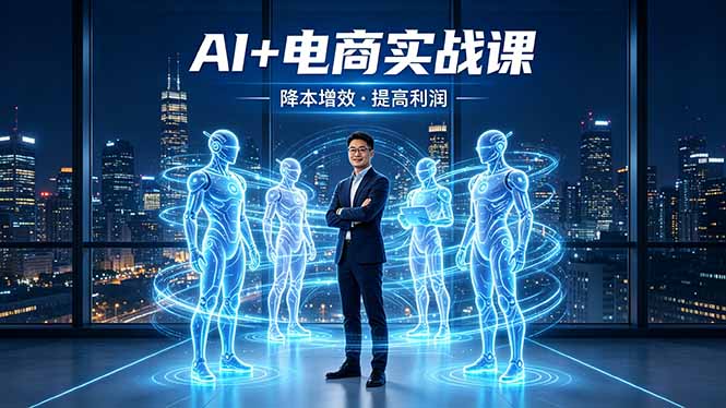 AI+电商实战课，1人+N个AI 智能体，把SOP变AI员工，实现降本增效提高利润-老吴出海笔记