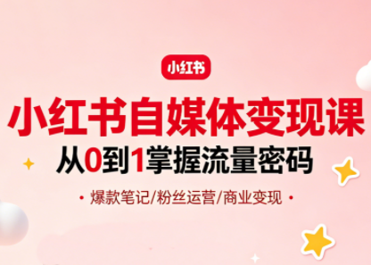 大漂亮·小红书自媒体变现课-老吴出海笔记