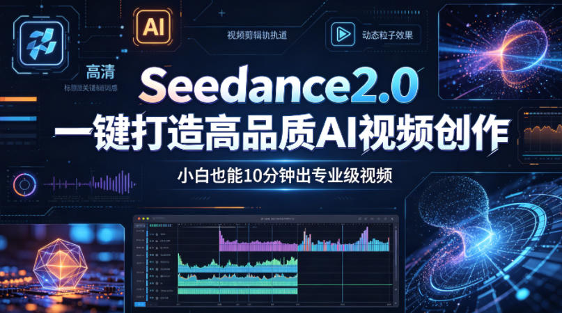 Seedance2.0一键打造高品质AI视频创作,小白也能10分钟出专业级视频-老吴出海笔记