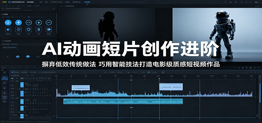 AI动画短片创作进阶:摒弃低效传统做法,巧用智能技法打造电影级质感短视频作品-老吴出海笔记