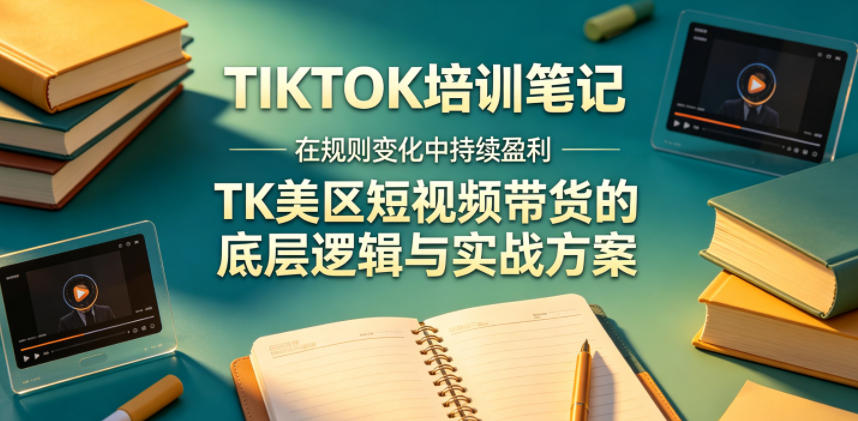视界跨境TIKTOK4月17培训笔记,在规则变化中持续盈利,TK美区短视频带货的底层逻辑与实战方案【文档】-老吴出海笔记