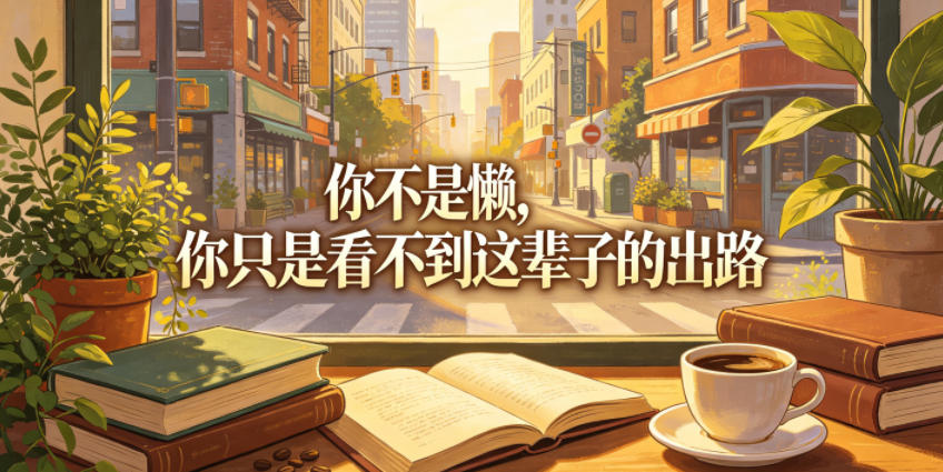 付费文章:你不是懒,你只是看不到这辈子的出路-老吴出海笔记