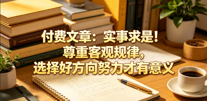 付费文章:实事求是!尊重客观规律,选择好方向努力才有意义-老吴出海笔记
