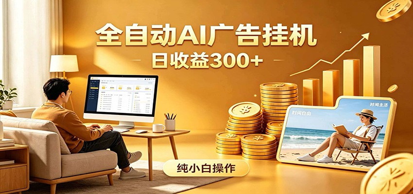AI风口项目,全程解放双手,后台自动运行赚取收益,每天稳定收益300+-老吴出海笔记