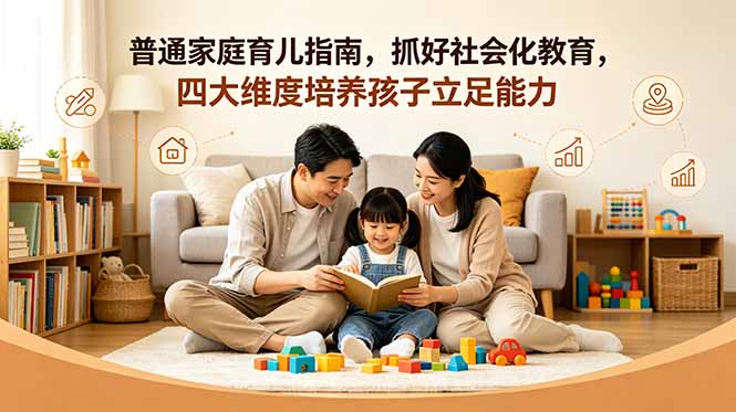 付费文章:普通家庭育儿指南,抓好社会化教育,四大维度培养孩子立足能力-老吴出海笔记