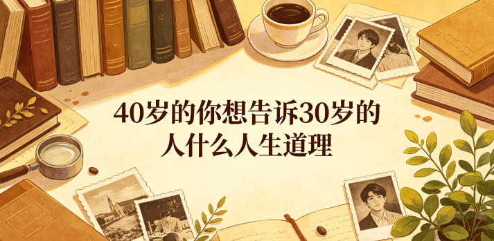公众号付费文章:40岁的你想告诉30岁的人什么人生道理?-老吴出海笔记