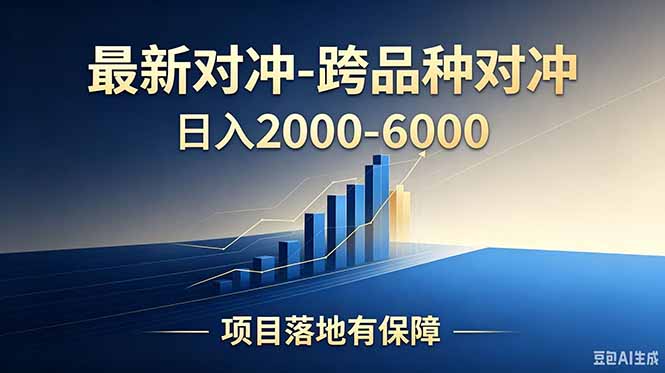 跨品种对冲震撼首发!日收益2000-6000+,项目绿色长久,安全稳健,合规靠谱,可批量放大-老吴出海笔记