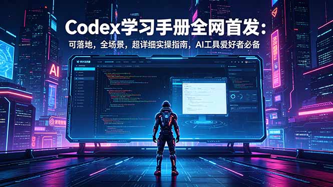 Codex学习手册全网首发:可落地,全场景,超详细实操指南,AI工具爱好者必备-老吴出海笔记
