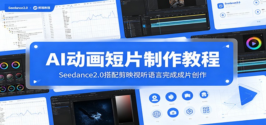 AI动画短片制作教程:Seedance2.0搭配剪映视听语言完成成片创作-老吴出海笔记