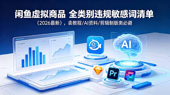 闲鱼虚拟商品 全类别违规敏感词清单(2026最新-老吴出海笔记