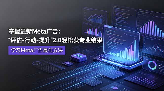 掌握最新的Meta广告，通过“评估-行动-提升”2.0版本轻松获得专业级结果。学习目前学习Meta广告的最佳方法-老吴出海笔记