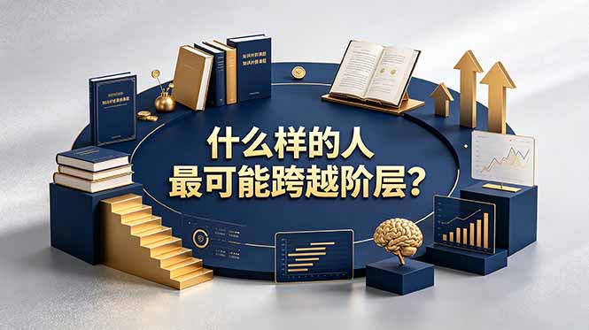 付费文章:什么样的人最可能跨越阶层?具备这五种特质,普通人也能顺利跨越阶层-老吴出海笔记