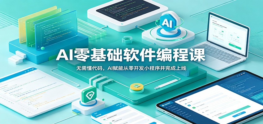 AI零基础软件编程课：无需懂代码，AI赋能从零开发小程序并完成上线-老吴出海笔记