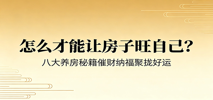 付费文章《怎么才能让房子旺自己?》八大养房秘籍催财纳福聚拢好运-老吴出海笔记