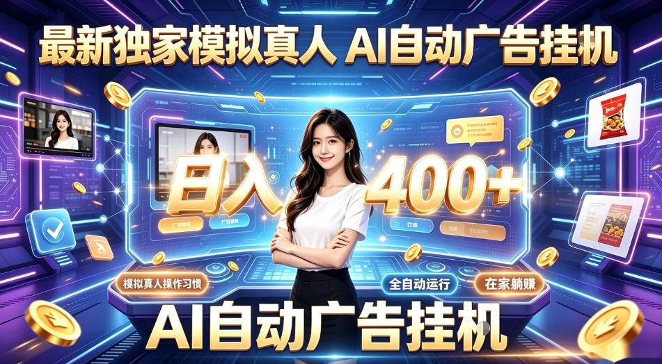 最新独家模拟真人,AI自动挂号挂G,日入400+,全程全自动运行,无需人工【揭秘】-老吴出海笔记