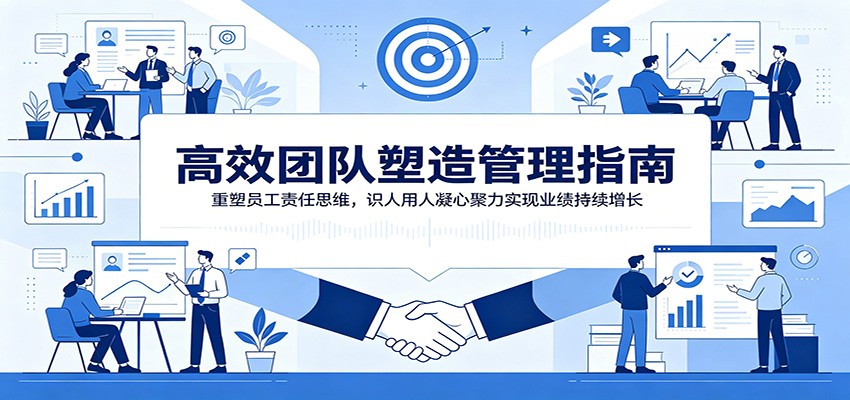 高效团队塑造管理指南：重塑员工责任思维，识人用人凝心聚力实现业绩持续增长-老吴出海笔记