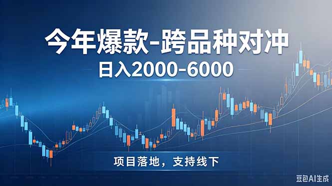 跨品种最新对冲震撼首发！日收益2000-6000+，项目绿色长久，安全稳健，合规靠谱，可批量放大-老吴出海笔记