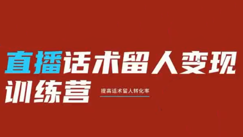 纹汐·直播话术留人变现训练营-老吴出海笔记