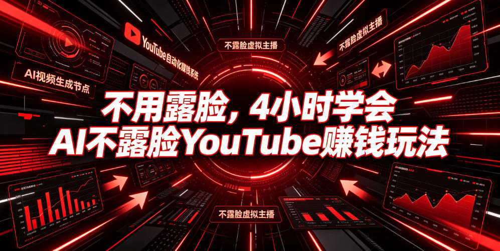 不用露脸，4小时学会AI不露脸YouTube賺钱玩法【原创双语字幕】-老吴出海笔记