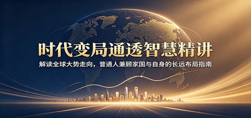 时代变局通透智慧精讲:解读全球大势走向,普通人兼顾家国与自身的长远布局指南-老吴出海笔记