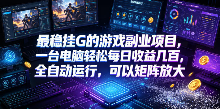 AI游戏全自动挂机项目,单号日入100左右,可矩阵放大!-老吴出海笔记