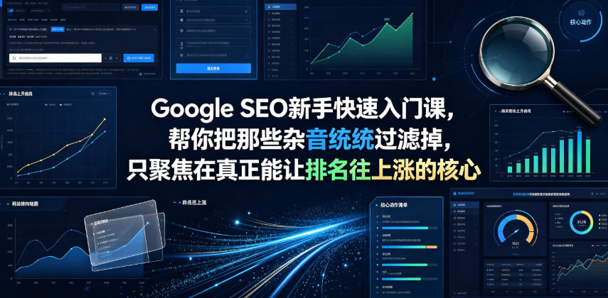 Google SEO新手快速入门课,帮你把那些杂音统统过滤掉,只聚焦在真正能让排名往上涨的核心动作【原创双语字幕】-老吴出海笔记