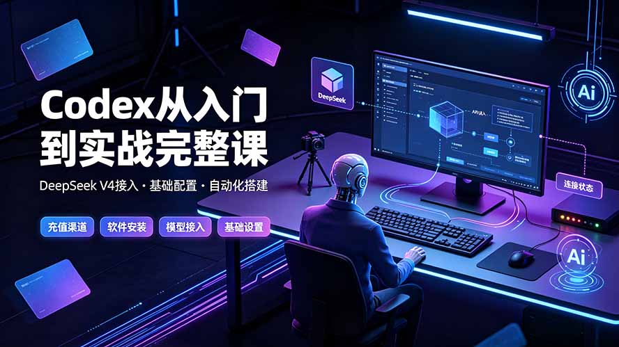 Codex从入门到实战完整课|充值·安装·接入DeepSeek,记忆·插件·Skill·CLI·MCP全拆解-老吴出海笔记