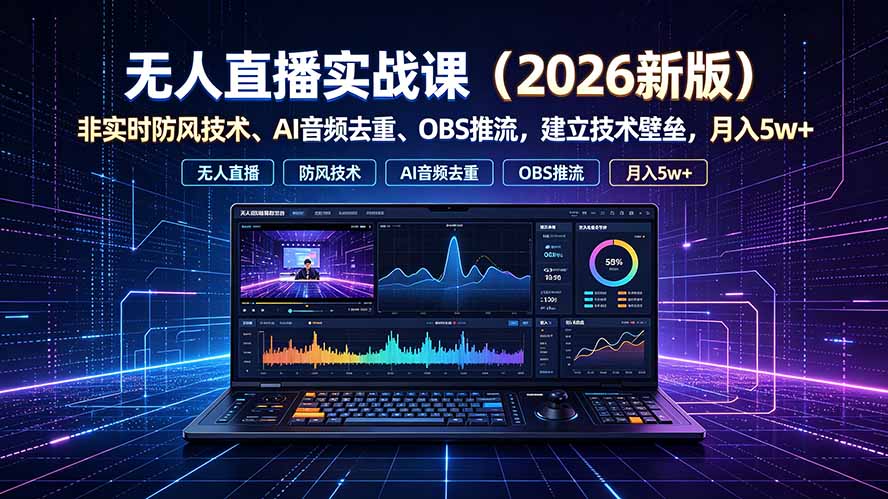 无人直播实战课(更新7月-老吴出海笔记