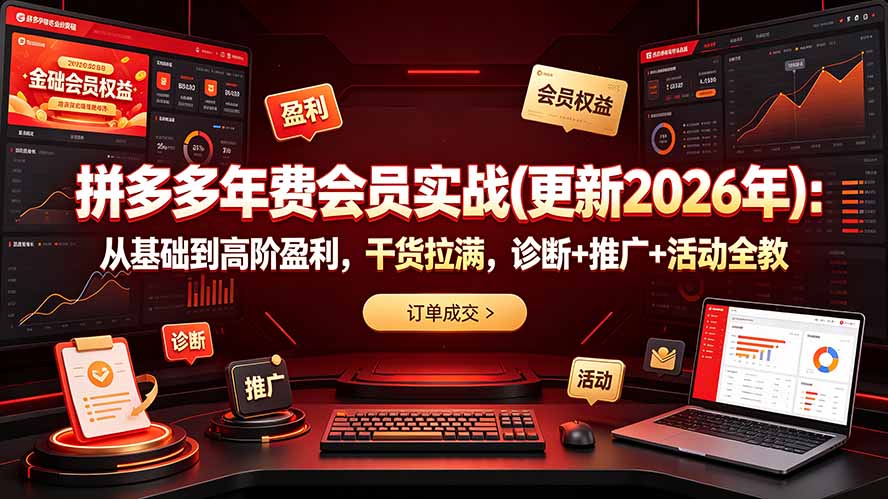 拼多多年费会员实战(更新2026年-老吴出海笔记