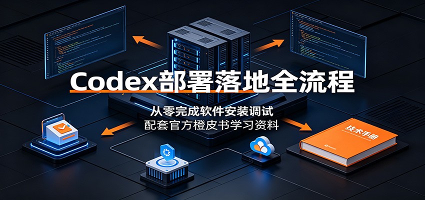Codex部署落地全流程:从零完成软件安装调试,配套官方橙皮书学习资料-老吴出海笔记