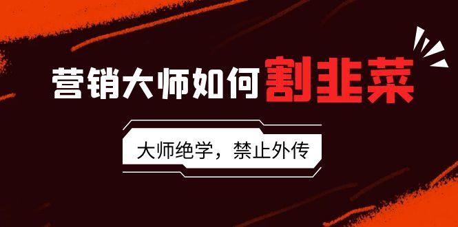 营销大师如何割韭菜：流量大师/讲故事大师/话术大师/卖货大师/成交大师/...-老吴出海笔记