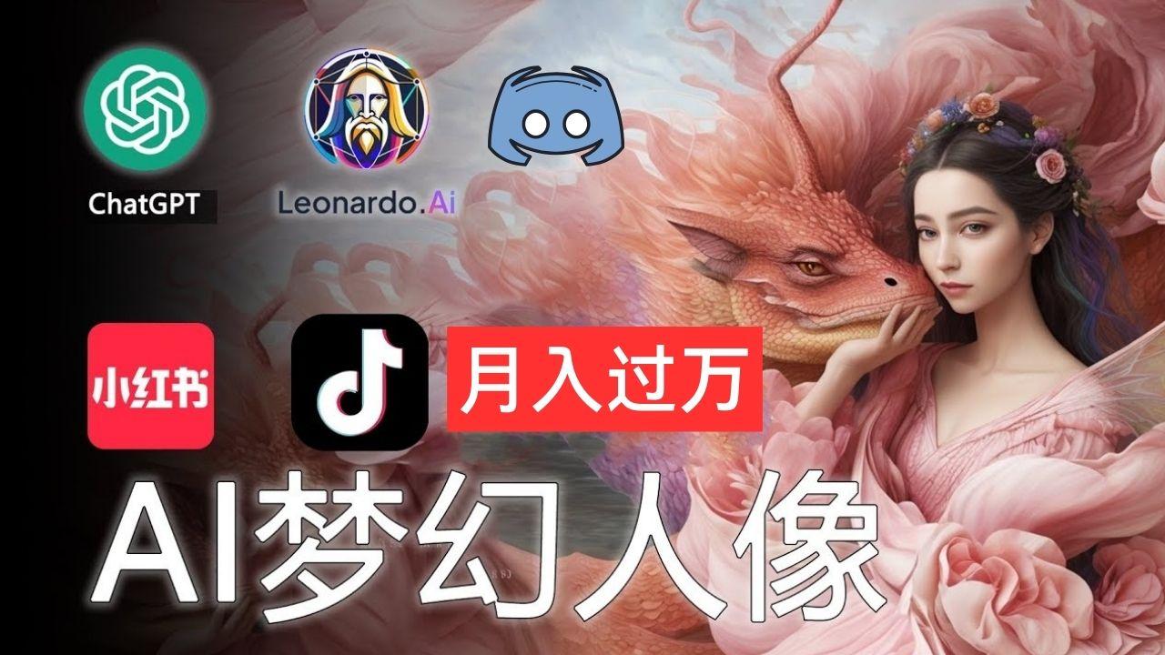 AI摄影梦幻人像:零基础也能月入过万的秘密-老吴出海笔记