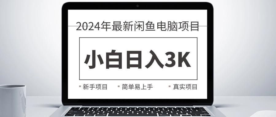 2024最新闲鱼卖电脑项目,新手小白日入3K+,最真实的项目教学-老吴出海笔记