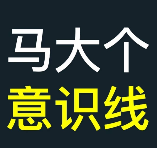 马大个意识线，一门改变人生意识的课程，讲解什么是能力线什么是意识线-老吴出海笔记