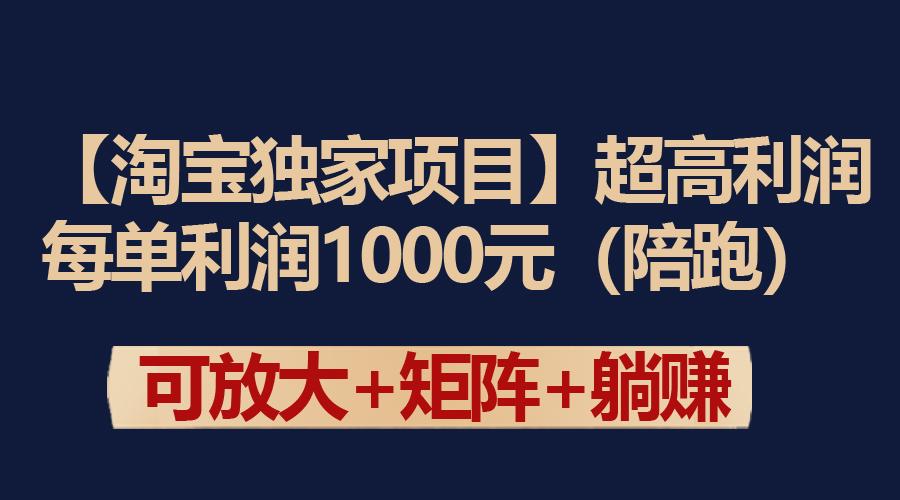(9413期)【淘宝独家项目】超高利润:每单利润1000元-老吴出海笔记
