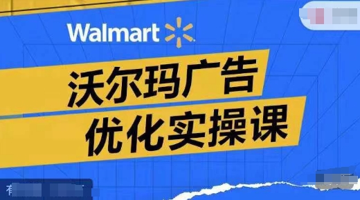 沃尔玛广告优化实操课，广告报告实操讲解，广告如何提高转化和ROAS等-老吴出海笔记